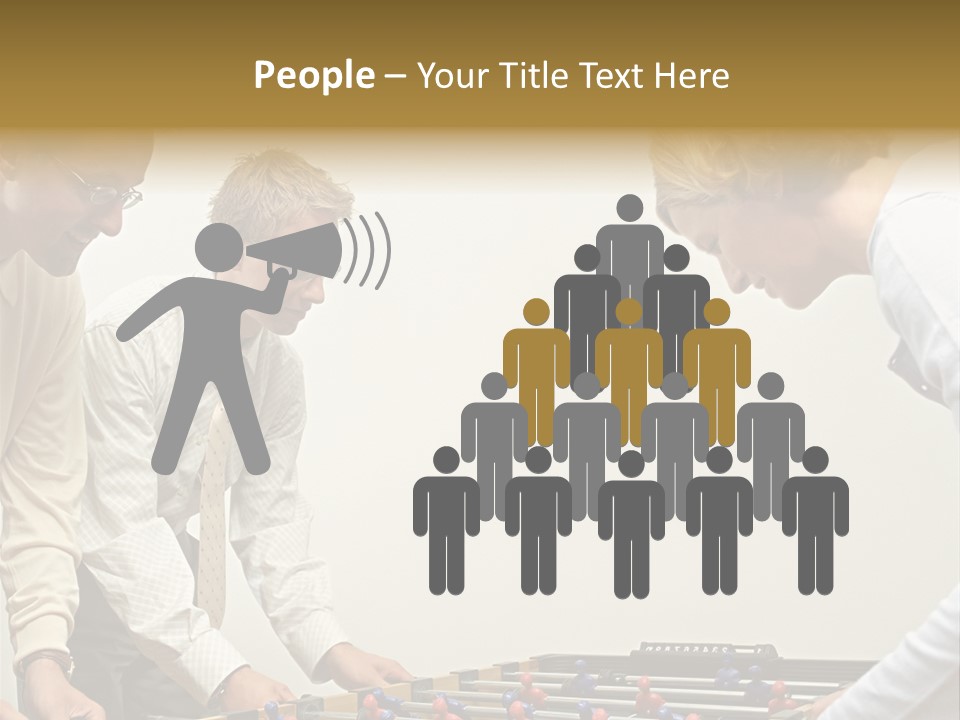 Male Posters Stockphotographs PowerPoint Template