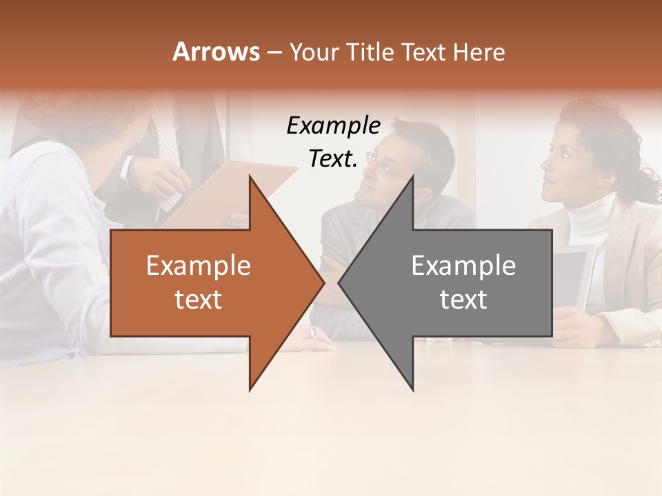 Stockphotographs Communicating Businesswoman PowerPoint Template