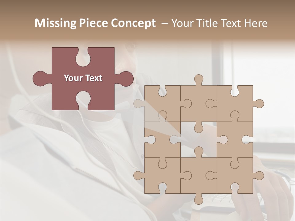 Telephonist Officeinterior Posters PowerPoint Template