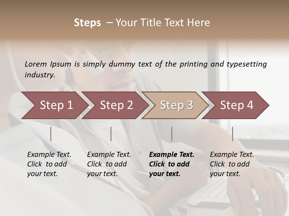 Telephonist Officeinterior Posters PowerPoint Template