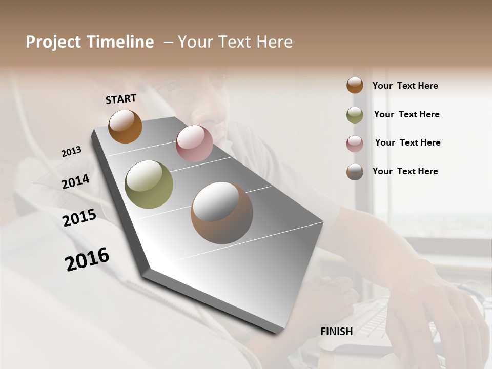 Telephonist Officeinterior Posters PowerPoint Template