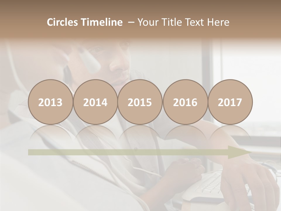 Telephonist Officeinterior Posters PowerPoint Template