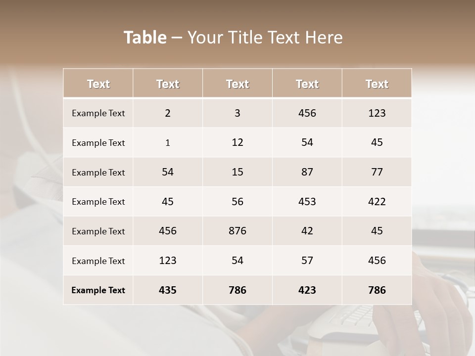 Telephonist Officeinterior Posters PowerPoint Template
