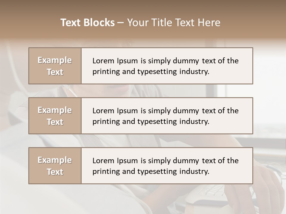 Telephonist Officeinterior Posters PowerPoint Template