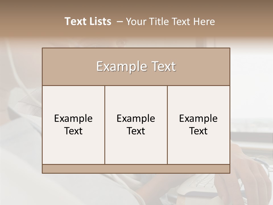 Telephonist Officeinterior Posters PowerPoint Template