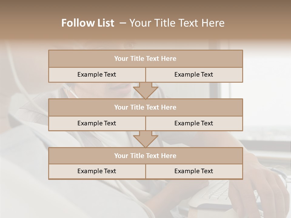 Telephonist Officeinterior Posters PowerPoint Template
