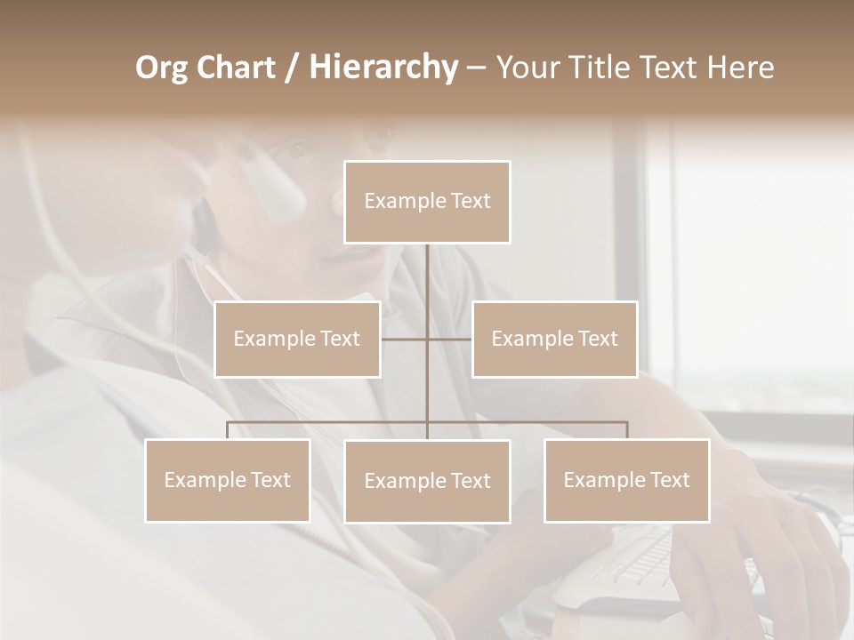 Telephonist Officeinterior Posters PowerPoint Template