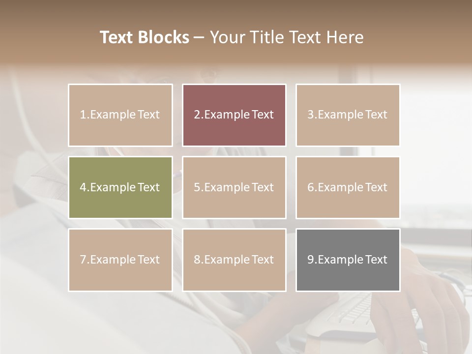 Telephonist Officeinterior Posters PowerPoint Template