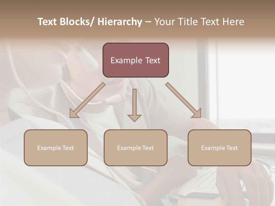 Telephonist Officeinterior Posters PowerPoint Template