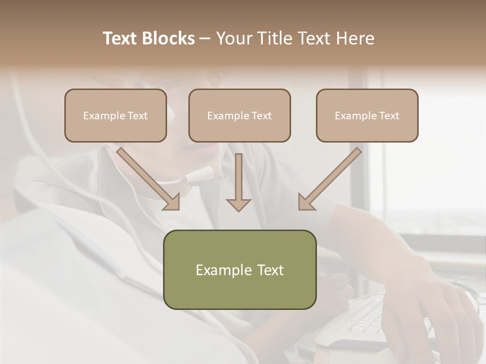 Telephonist Officeinterior Posters PowerPoint Template
