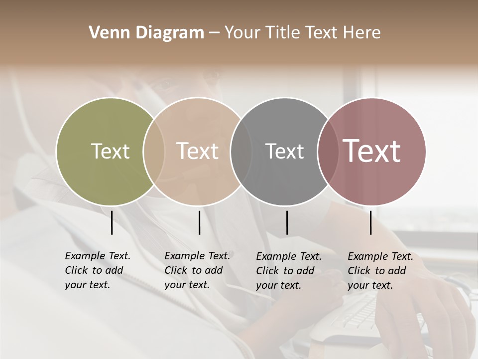 Telephonist Officeinterior Posters PowerPoint Template