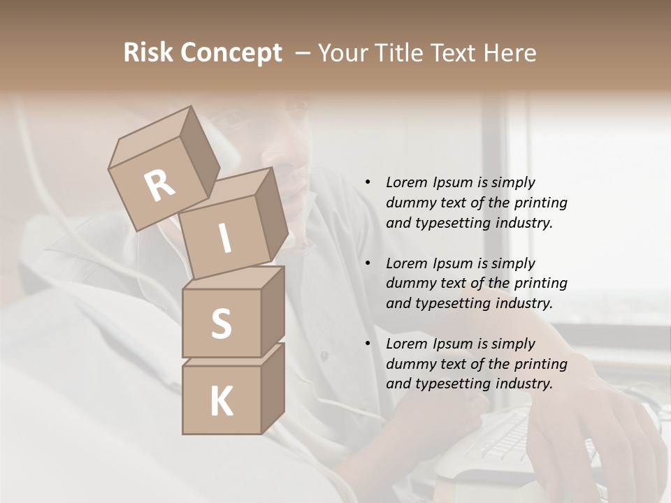 Telephonist Officeinterior Posters PowerPoint Template