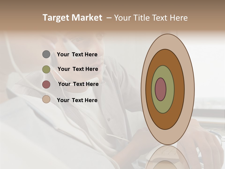 Telephonist Officeinterior Posters PowerPoint Template