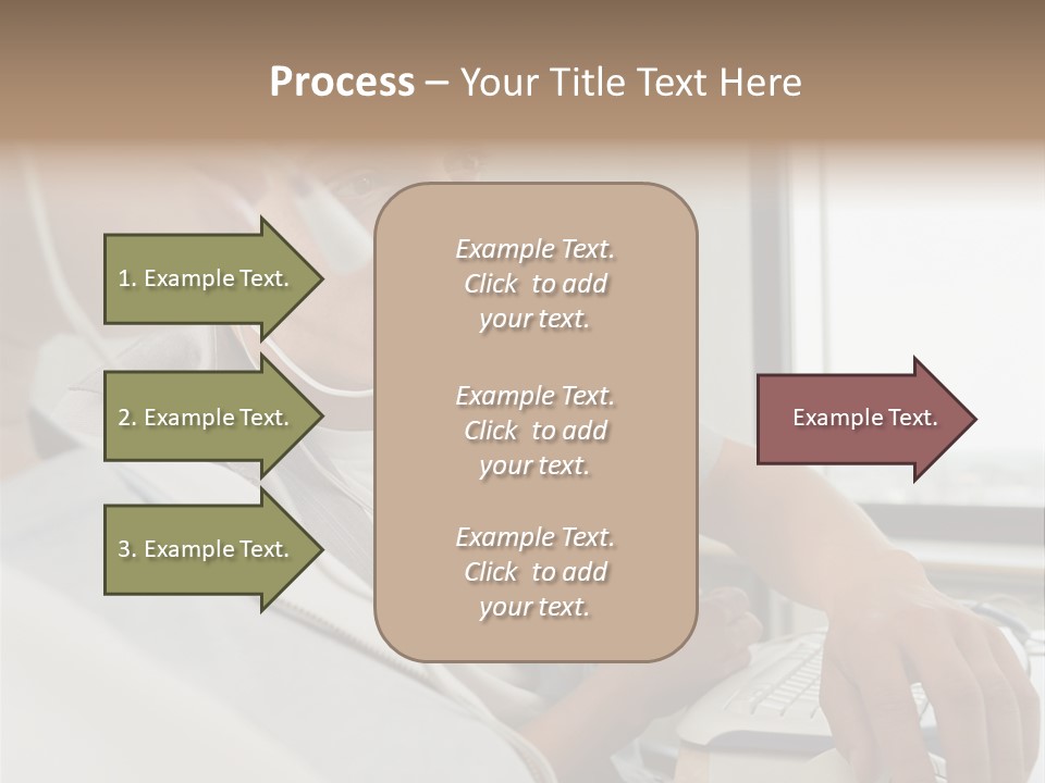 Telephonist Officeinterior Posters PowerPoint Template