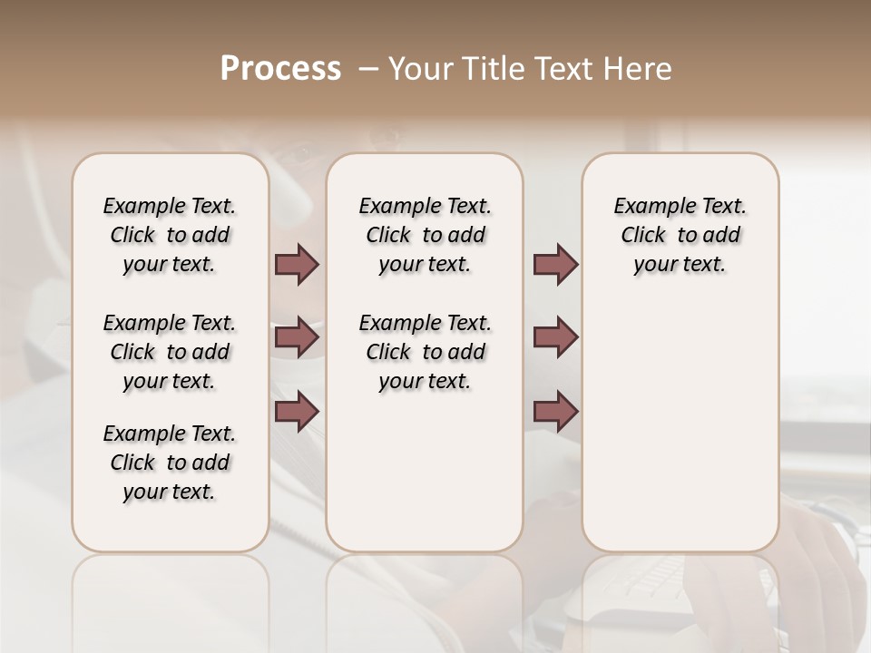 Telephonist Officeinterior Posters PowerPoint Template