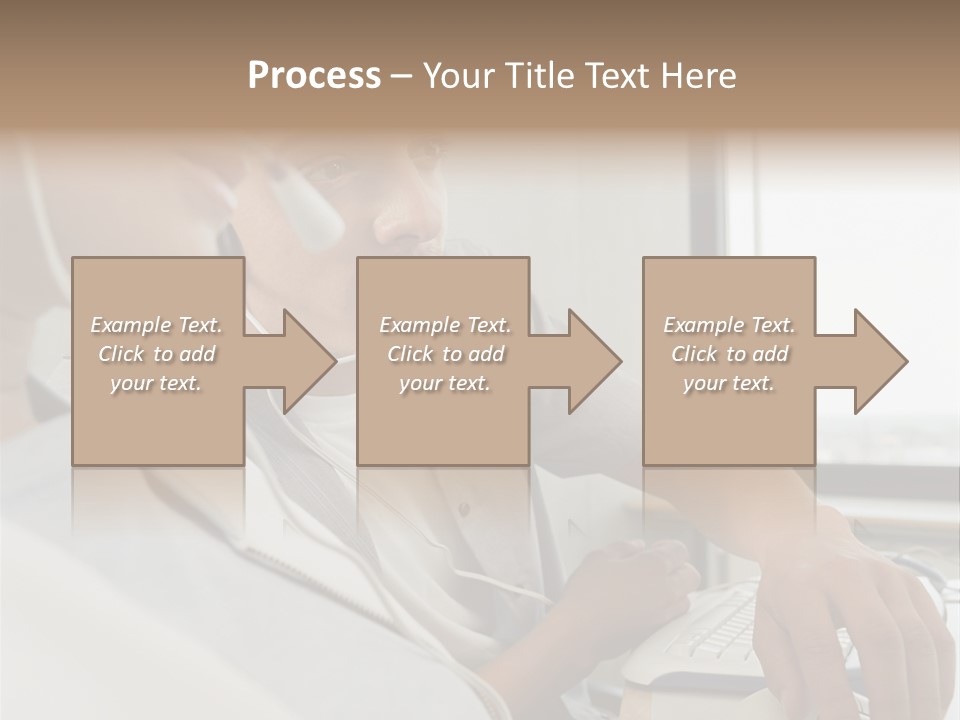 Telephonist Officeinterior Posters PowerPoint Template