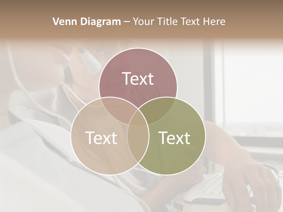 Telephonist Officeinterior Posters PowerPoint Template