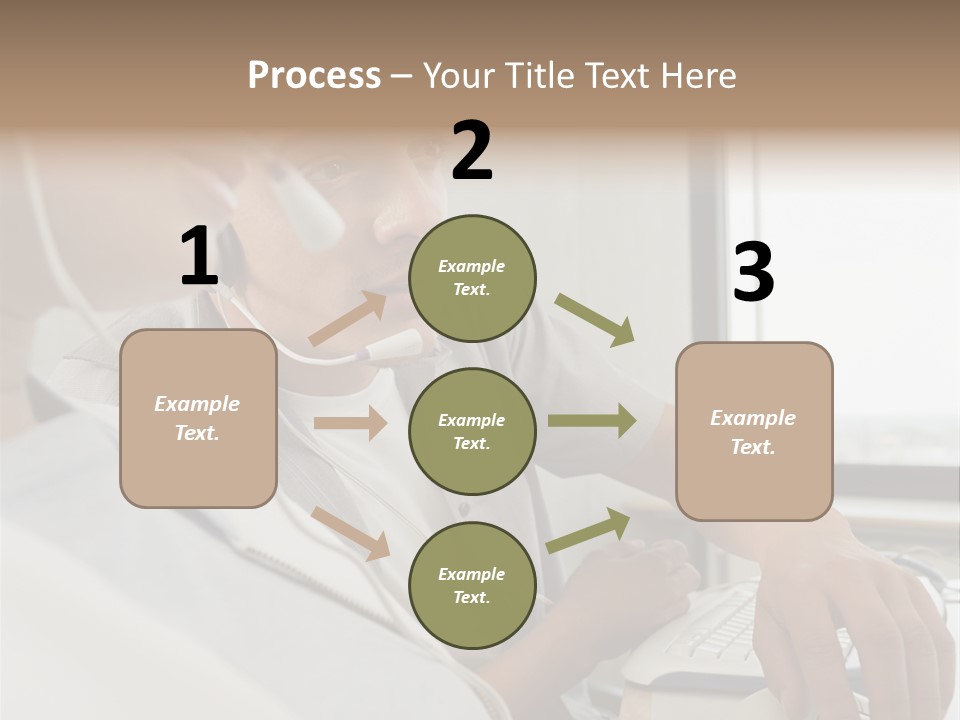 Telephonist Officeinterior Posters PowerPoint Template