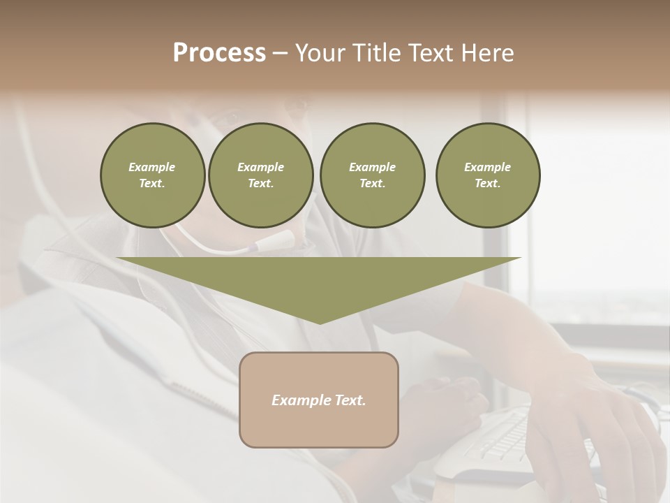 Telephonist Officeinterior Posters PowerPoint Template