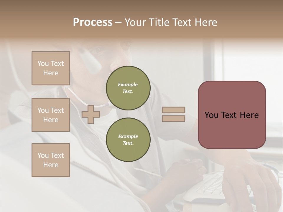 Telephonist Officeinterior Posters PowerPoint Template
