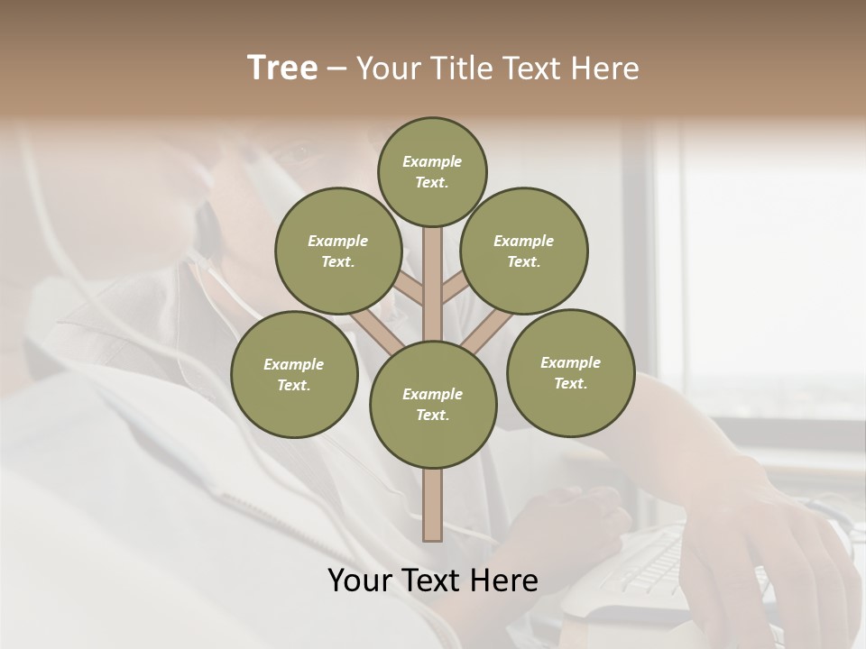 Telephonist Officeinterior Posters PowerPoint Template