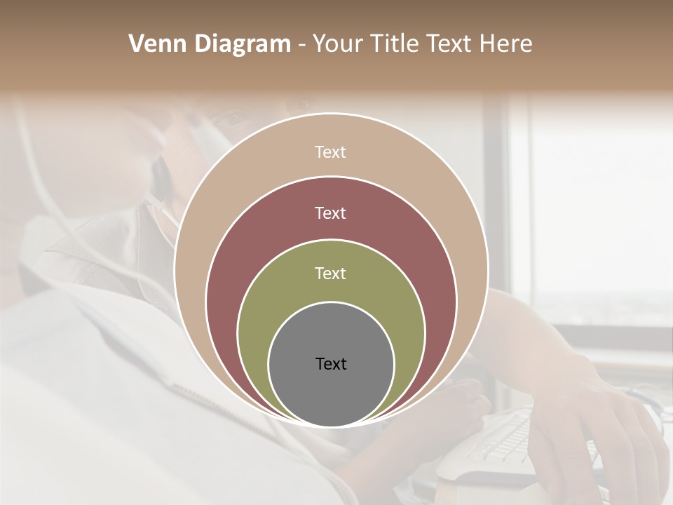 Telephonist Officeinterior Posters PowerPoint Template