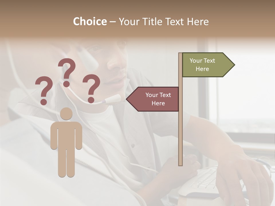 Telephonist Officeinterior Posters PowerPoint Template