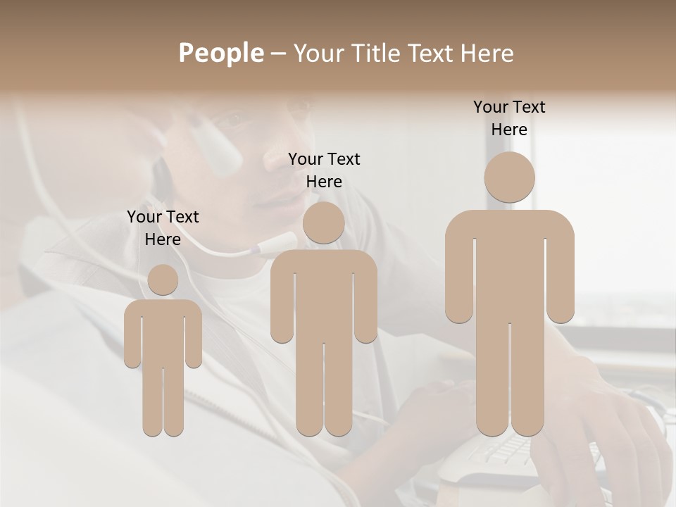 Telephonist Officeinterior Posters PowerPoint Template