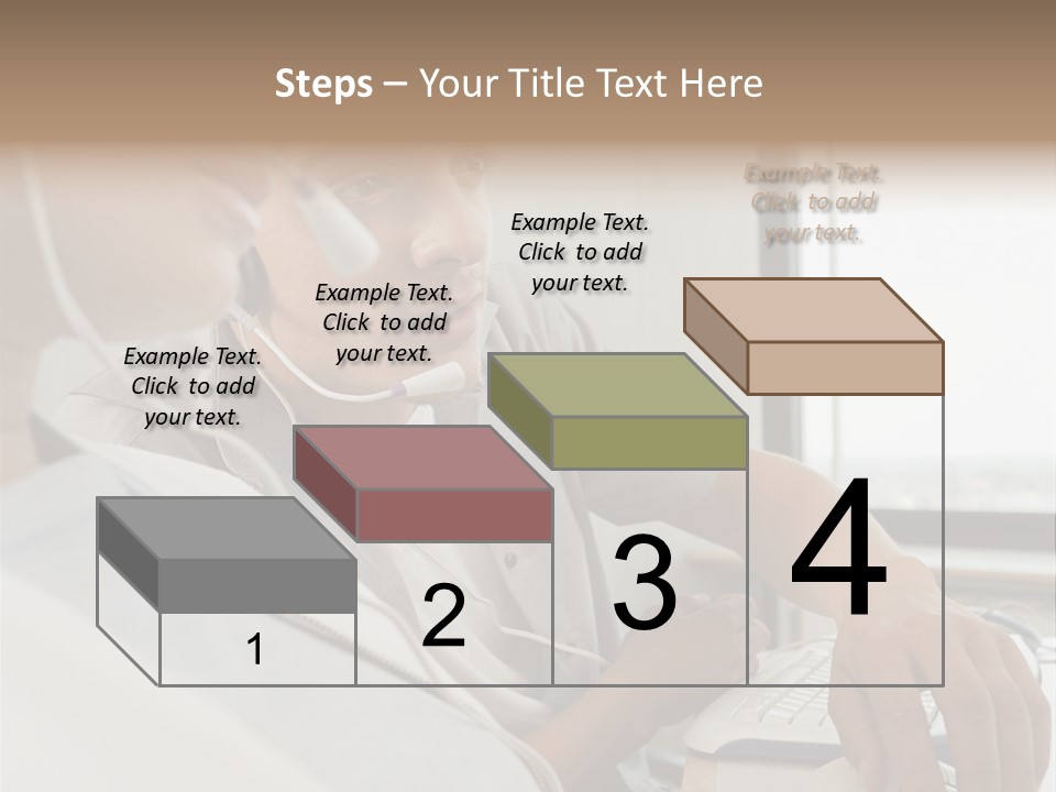 Telephonist Officeinterior Posters PowerPoint Template