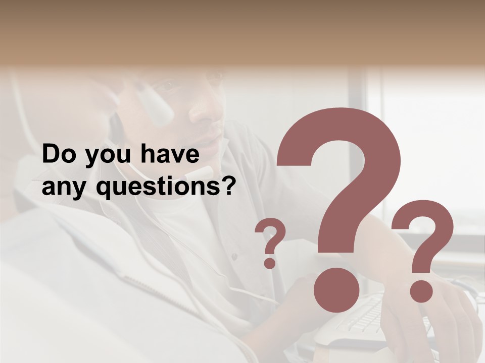 Telephonist Officeinterior Posters PowerPoint Template