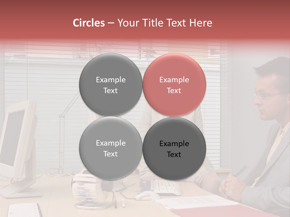 Evenings Man Rides PowerPoint Template