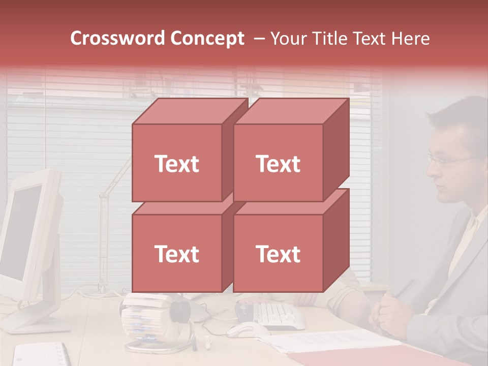 Evenings Man Rides PowerPoint Template
