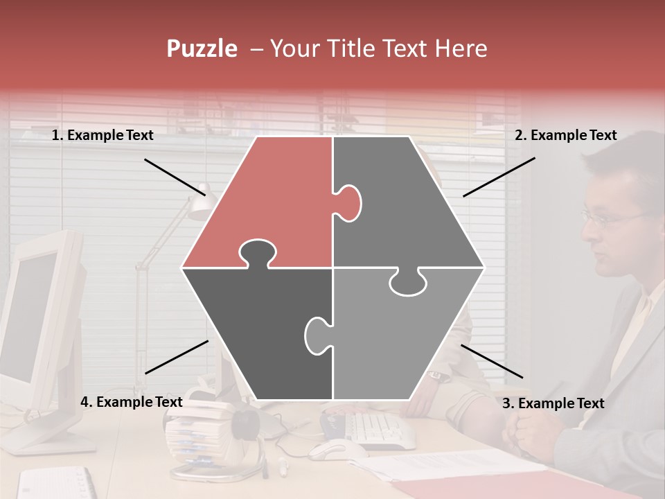 Evenings Man Rides PowerPoint Template