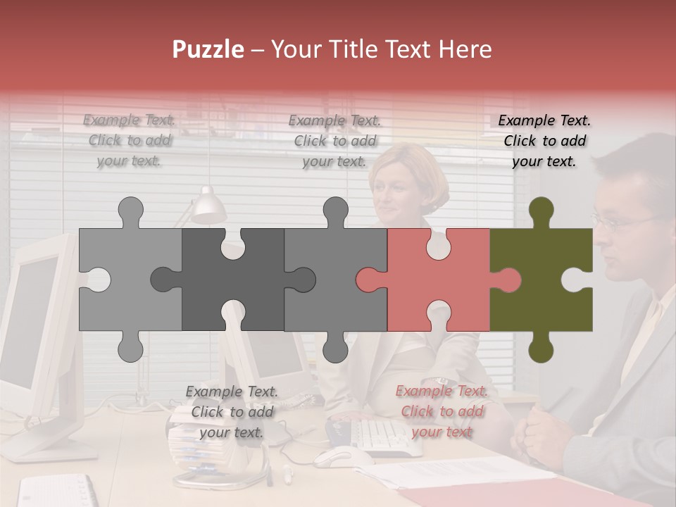 Evenings Man Rides PowerPoint Template