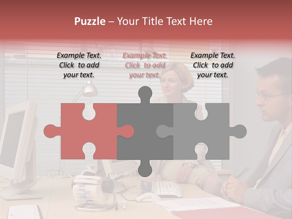 Evenings Man Rides PowerPoint Template