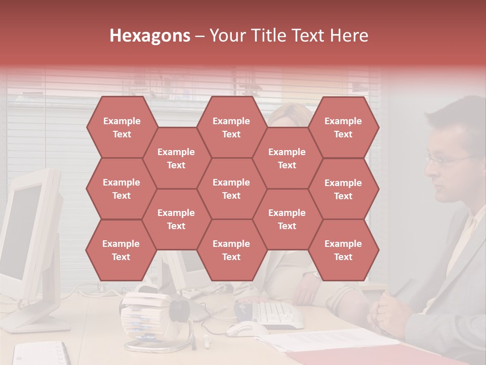 Evenings Man Rides PowerPoint Template