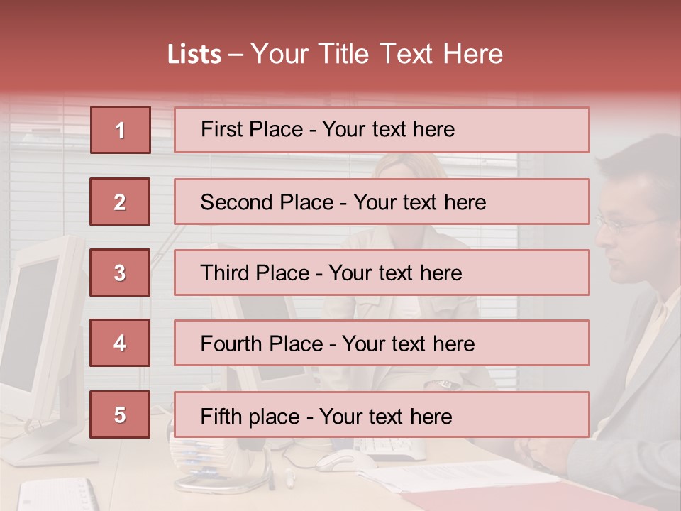 Evenings Man Rides PowerPoint Template