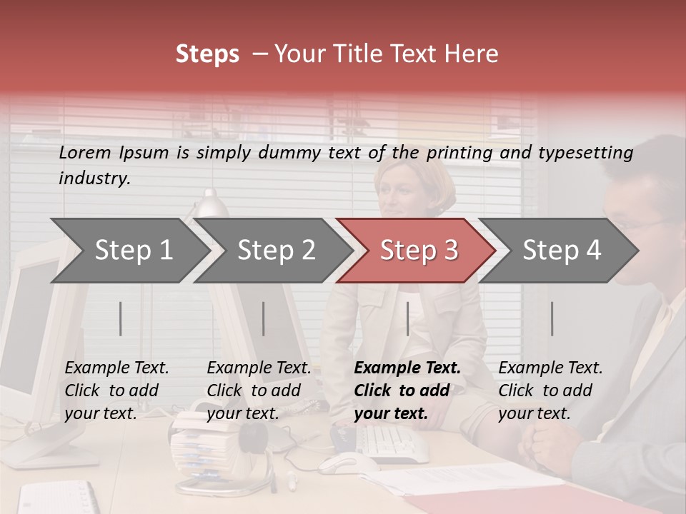 Evenings Man Rides PowerPoint Template