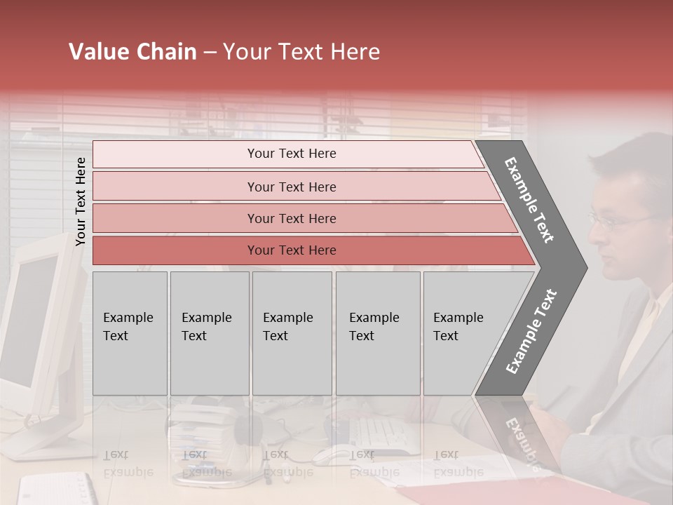 Evenings Man Rides PowerPoint Template