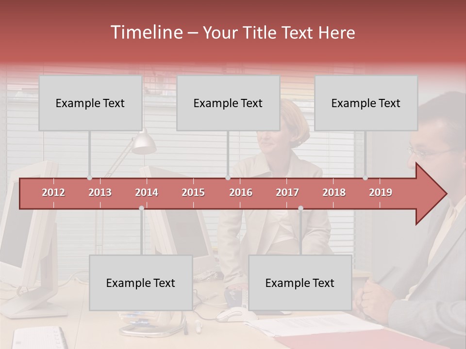 Evenings Man Rides PowerPoint Template