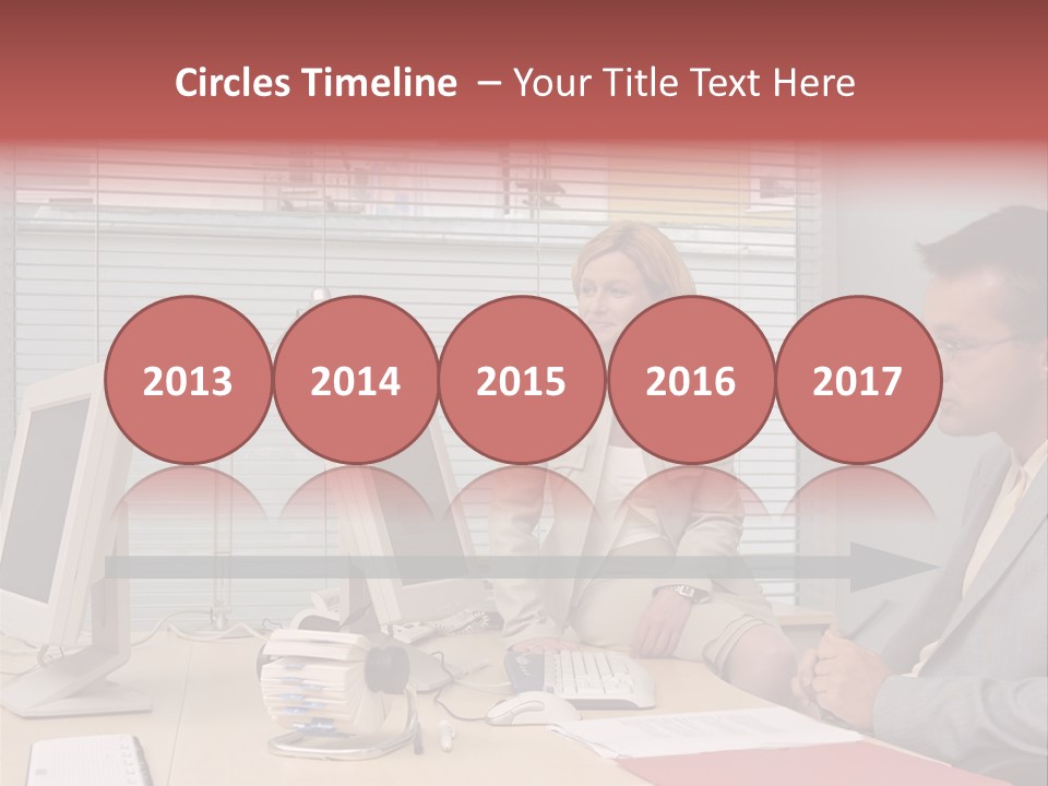 Evenings Man Rides PowerPoint Template