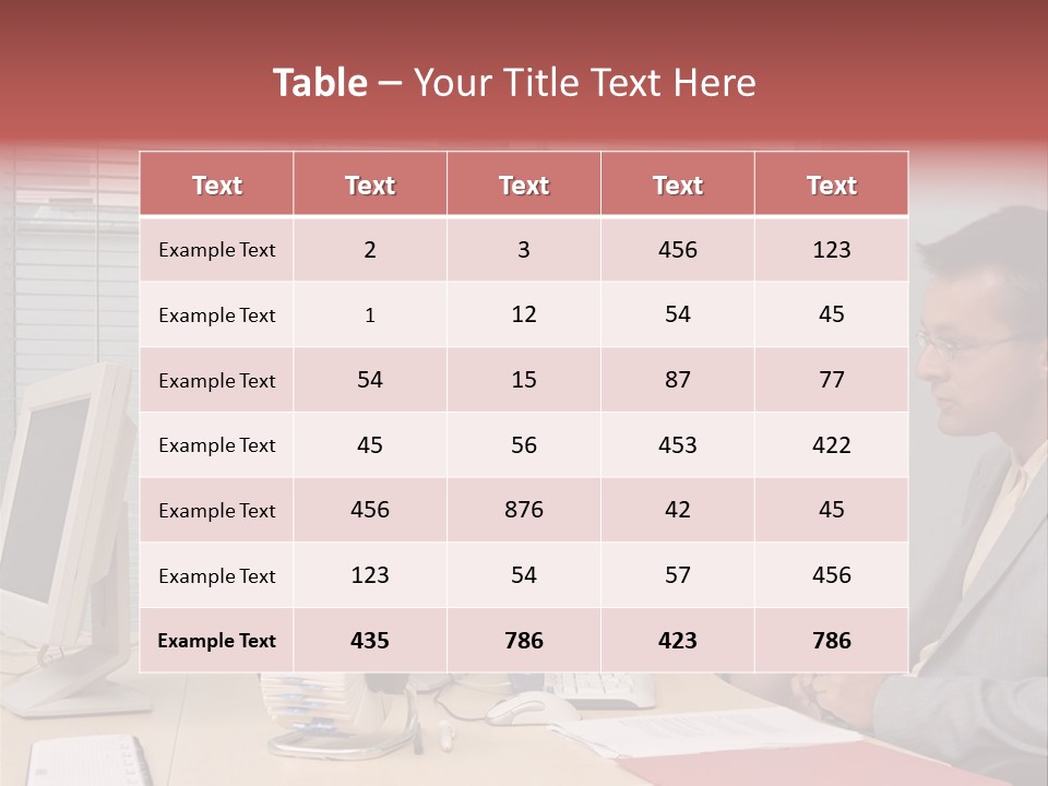 Evenings Man Rides PowerPoint Template