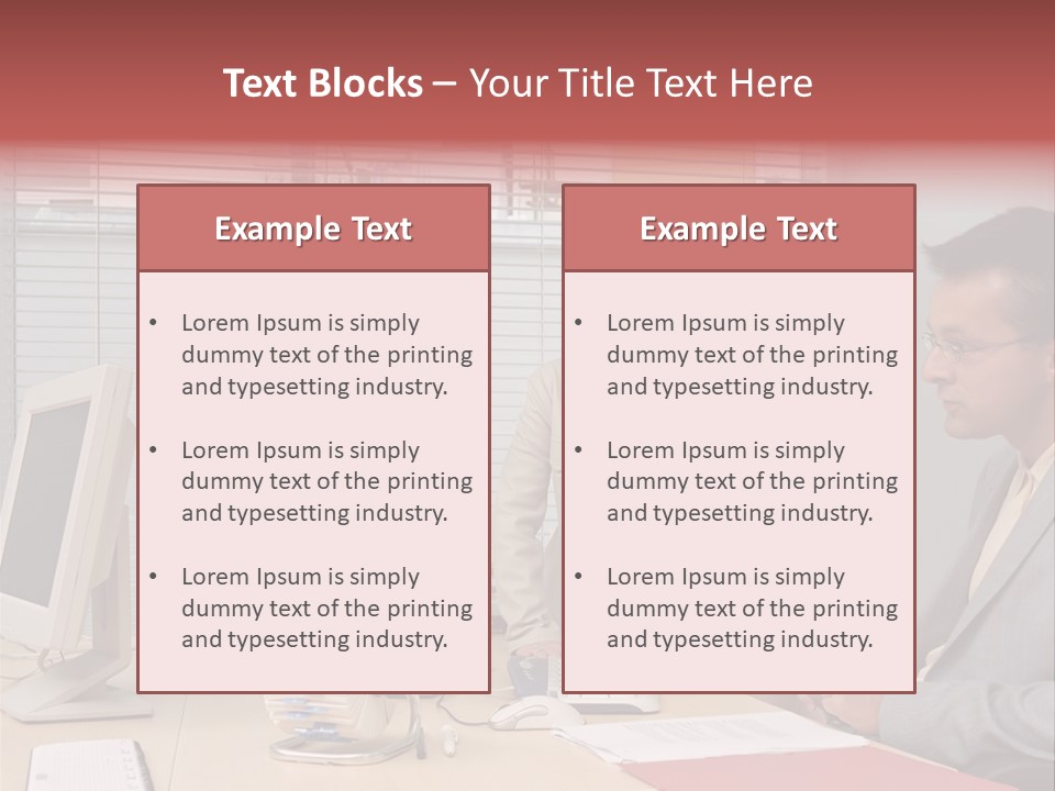 Evenings Man Rides PowerPoint Template