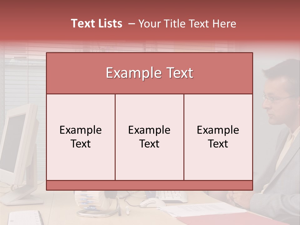 Evenings Man Rides PowerPoint Template