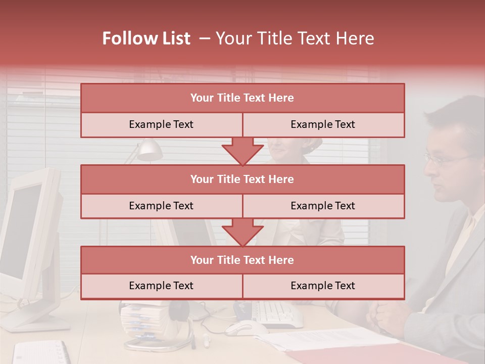 Evenings Man Rides PowerPoint Template