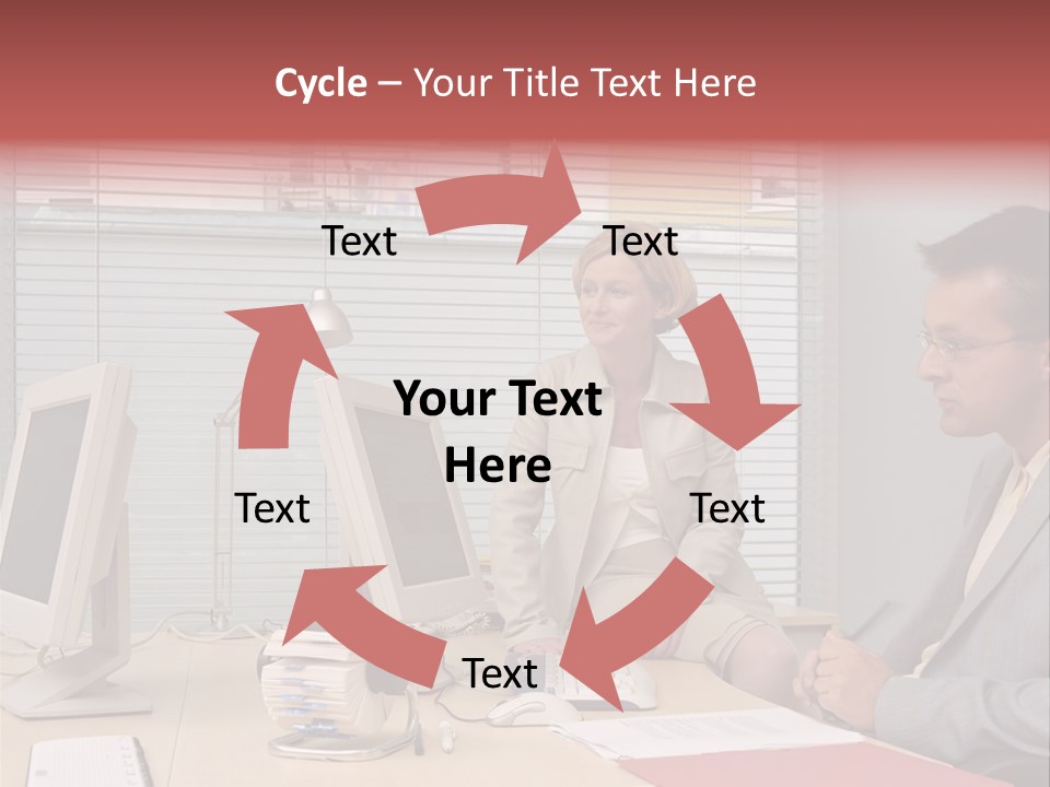 Evenings Man Rides PowerPoint Template