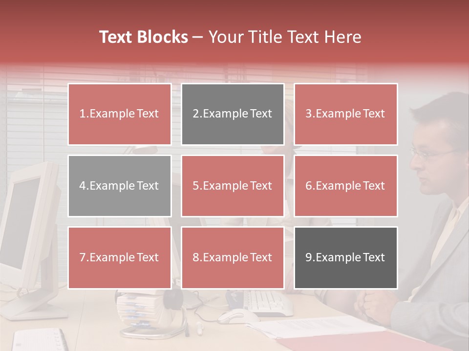 Evenings Man Rides PowerPoint Template