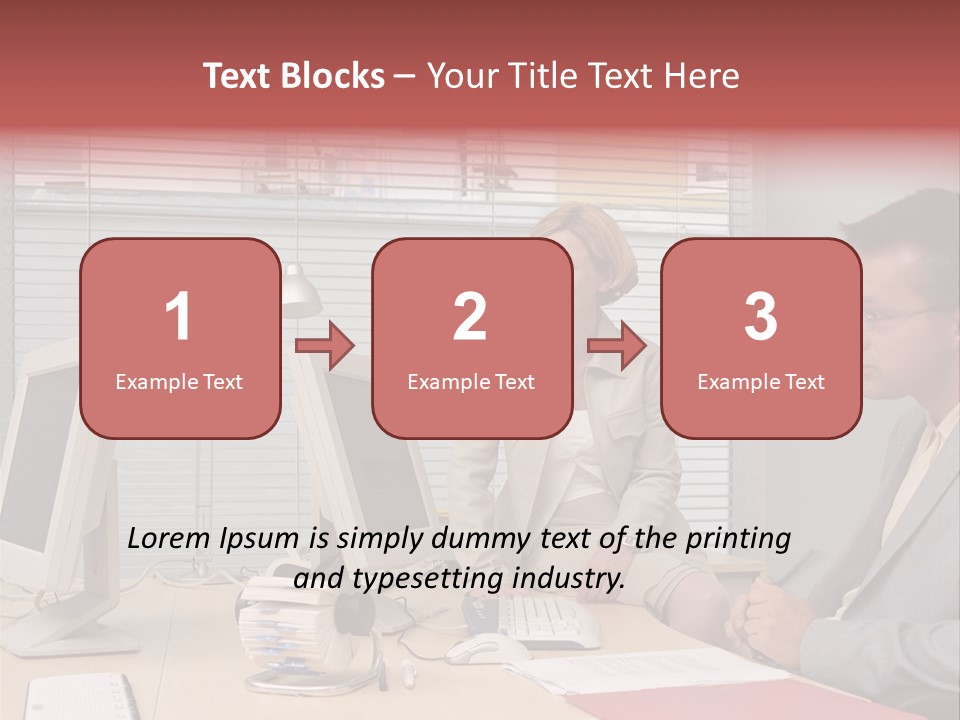 Evenings Man Rides PowerPoint Template