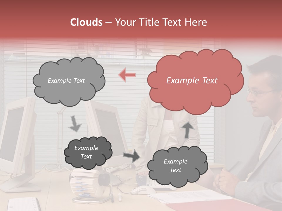 Evenings Man Rides PowerPoint Template