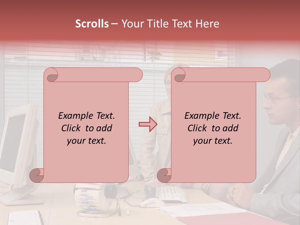 Evenings Man Rides PowerPoint Template